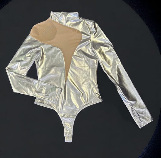 Rauw Silver Bodysuit