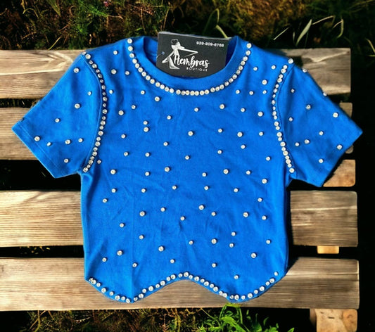 Danna Royal Blouse