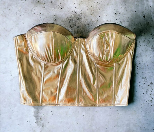 Metallic Bustier