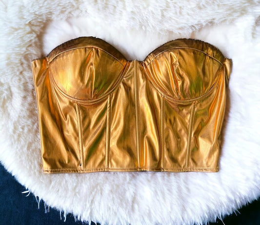 Metallic Bustier