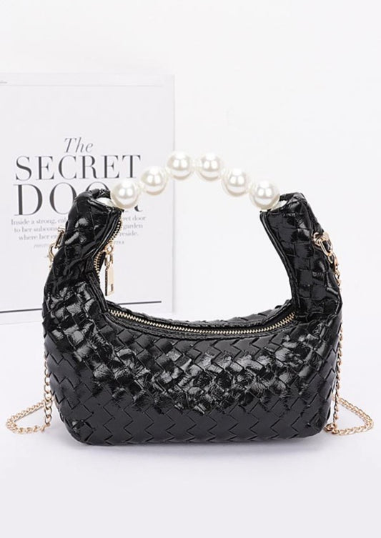 Metal Pearl Clutch