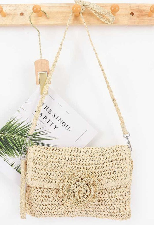 Ivory Espadrille Clutch