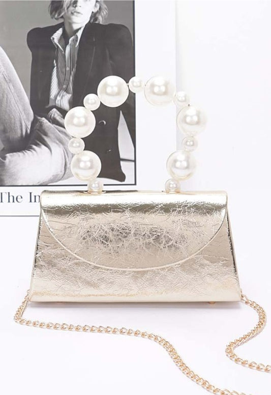 Gold Clutch Pearl