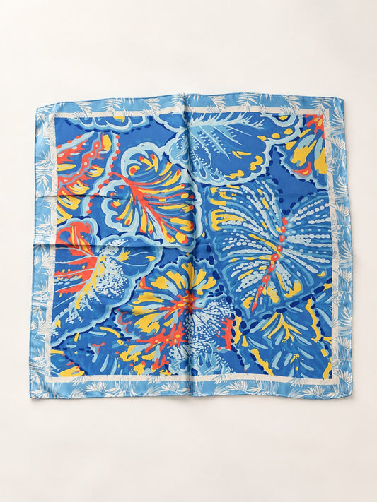 Blue Print Scarf