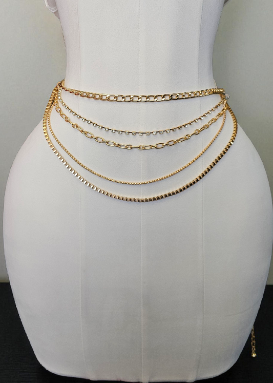 Gold Chains Belt