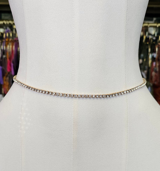 Gold Belt Rhinestone
