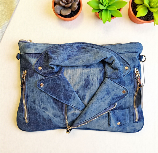 Denim Blue Clutch