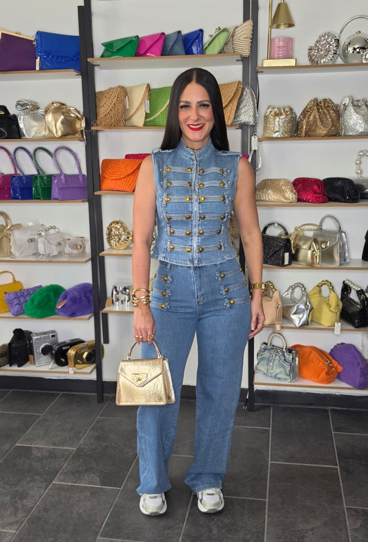 Shamira Denim Set