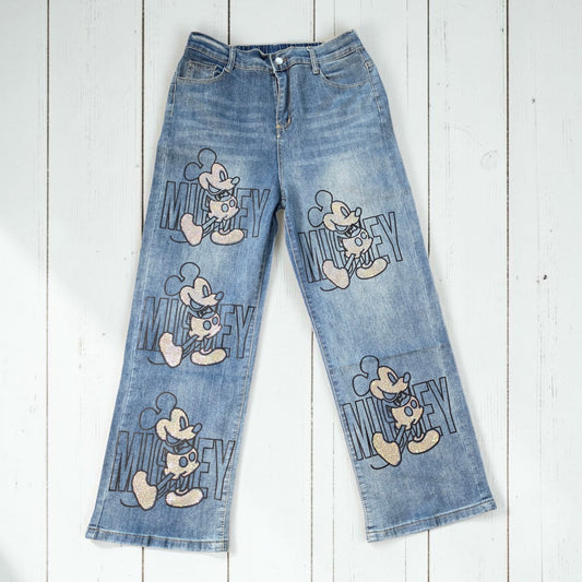 Mickey Rhinestone Pants