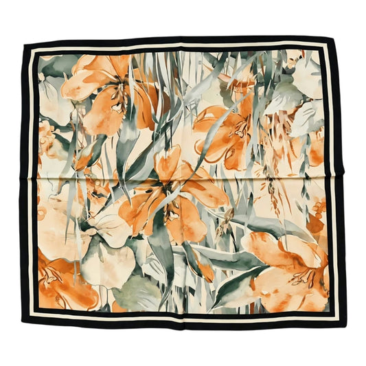 Black Print Scarf
