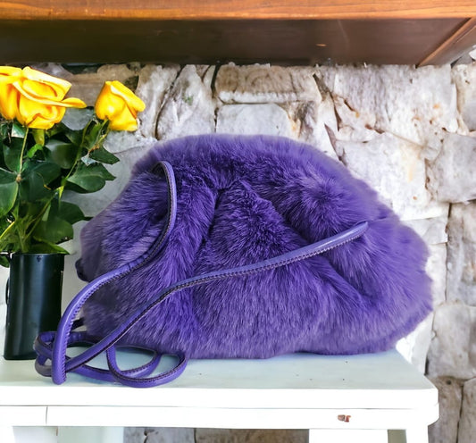 Purple Fufly Clutch