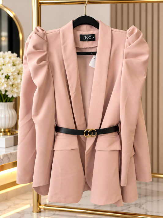 Blazer with belt