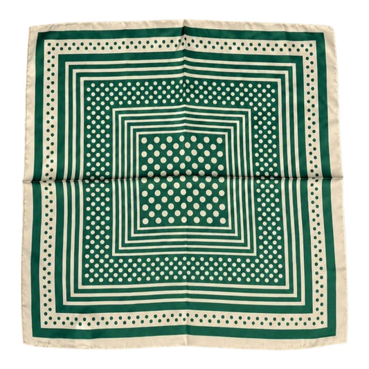 Green Polka Dot Scarf