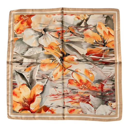 Beige Print Scarf