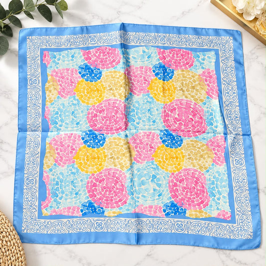 Blue Print Scarf