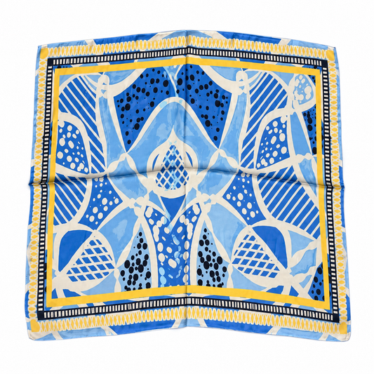 Blue Print Scarf