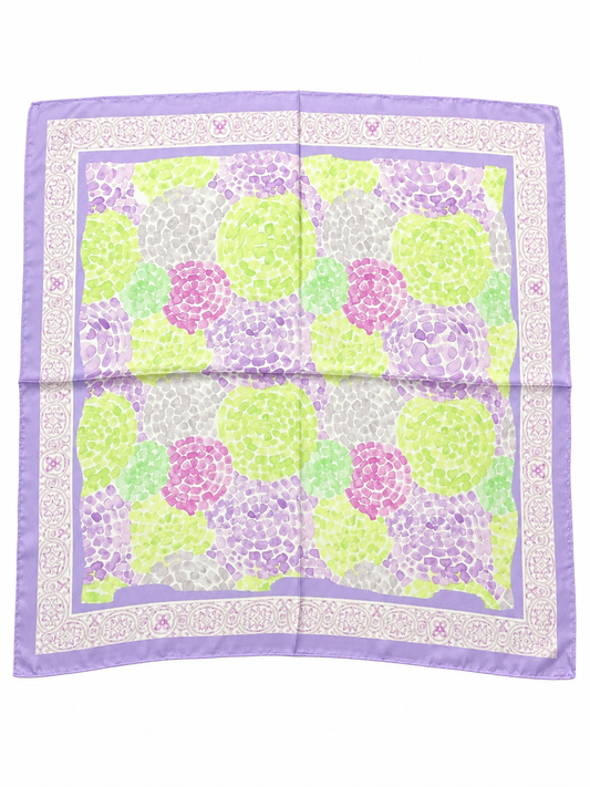 Purple Print Scarf