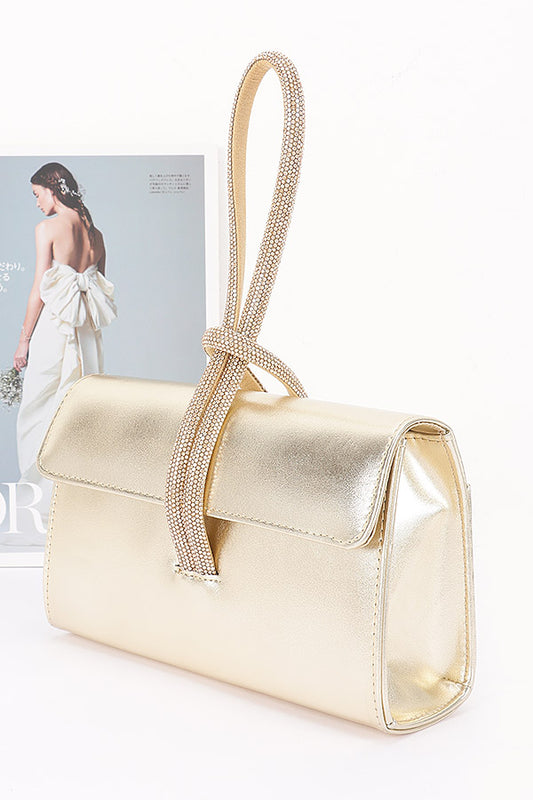 Clutch Gold Rhinestone