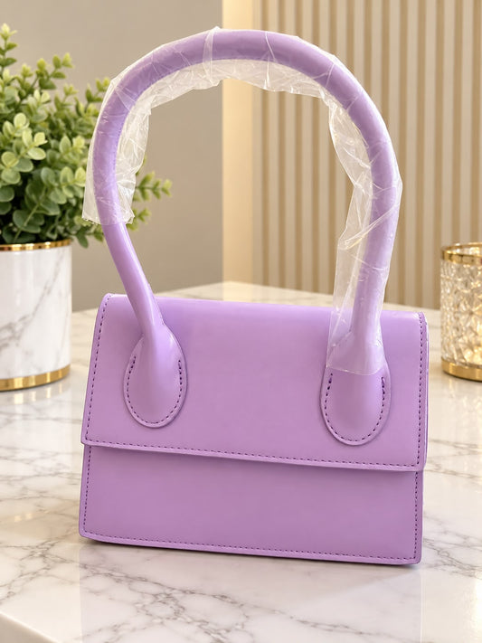 Glossy Purple Clutch