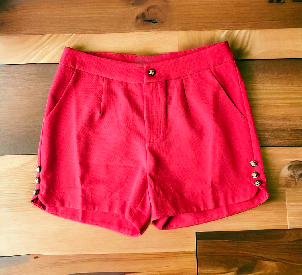 Button Sideways Short Pant