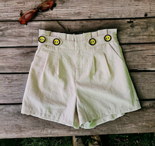 Load image into Gallery viewer, Yellow Buttons Short Pant
