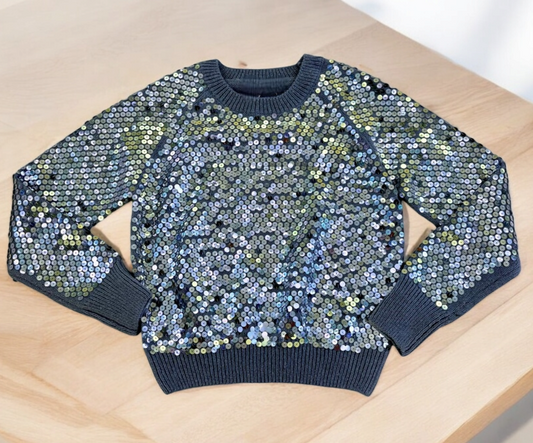 Grey Shine Sweater