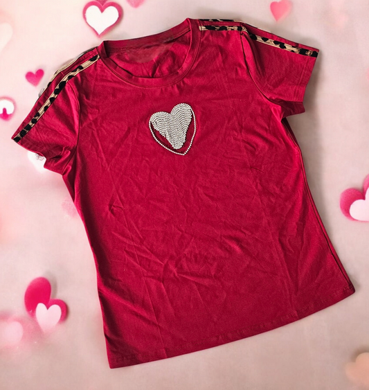 Heart Rhinestone