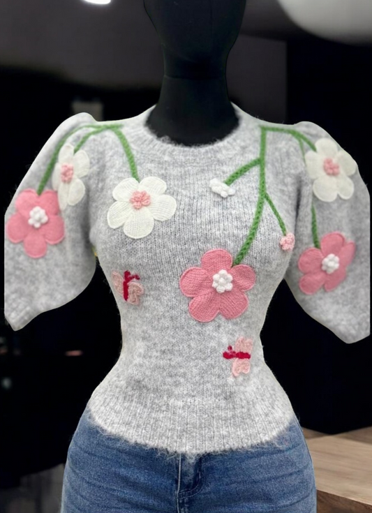 Flowers Sweater