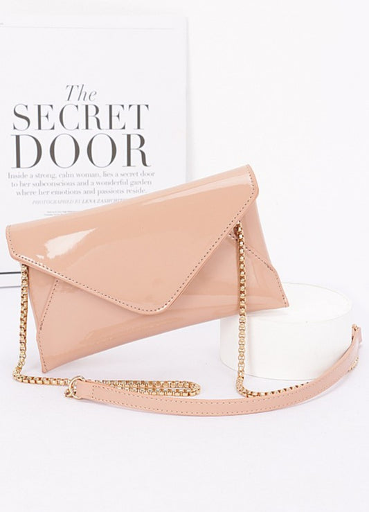 Clutch Nude Satin