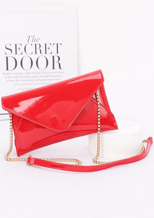 Clutch Red Satin