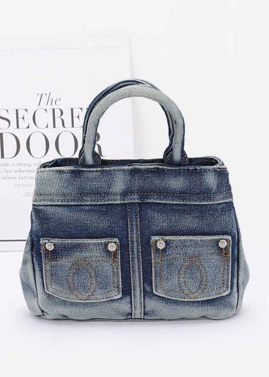 Denim BL Clutch