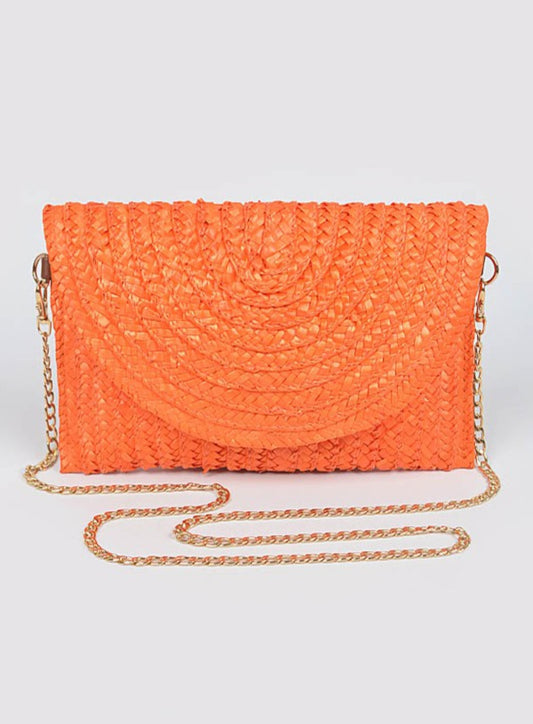 Orange Clutch Espadrille