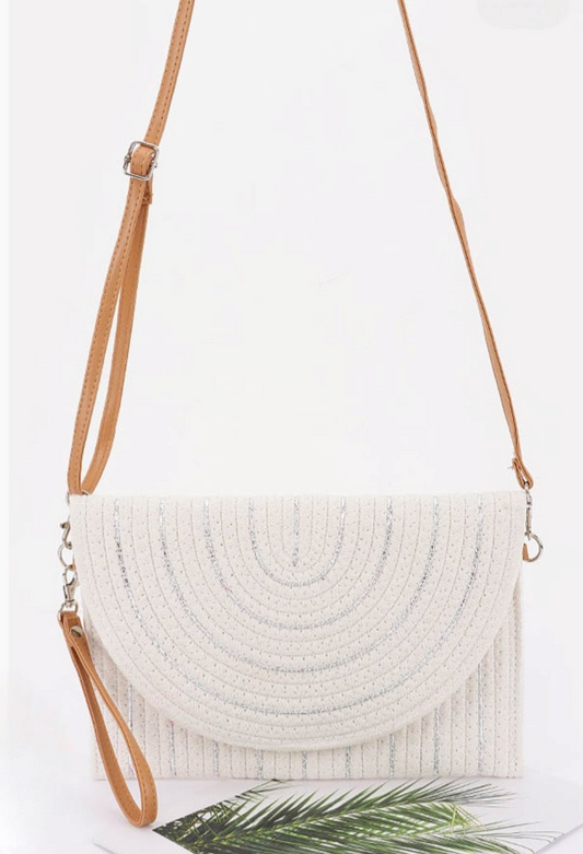 White Clutch Espadrille
