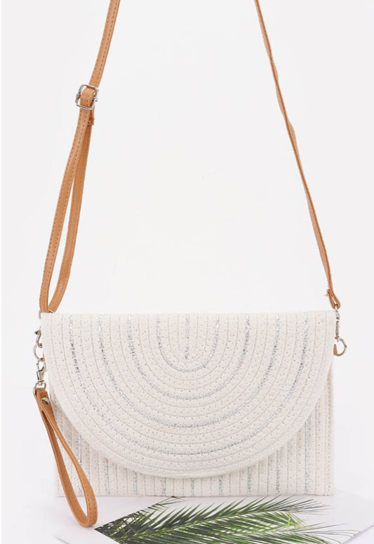 White Clutch Espadrille