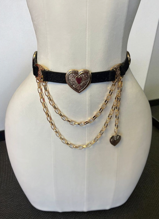 Black Belt Heart Chains