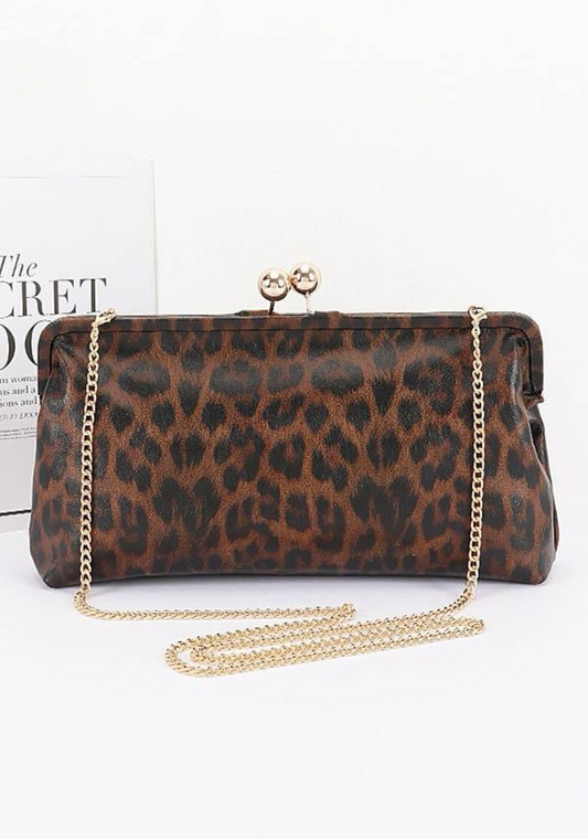 Leopard Clutch