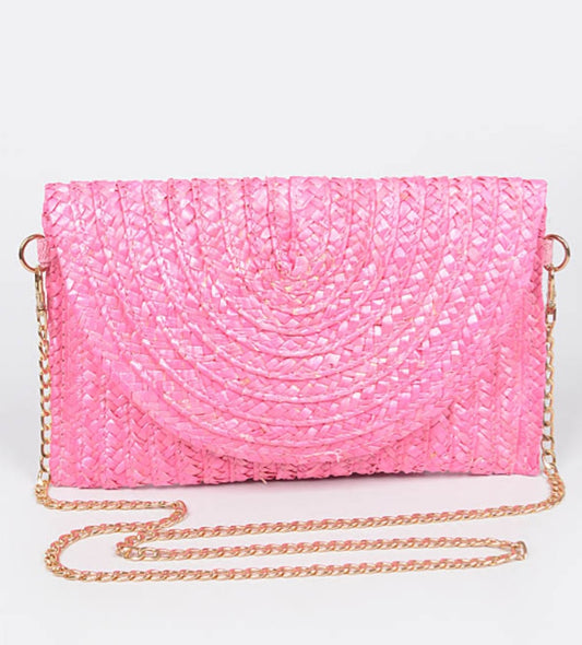 Pink Clutch Espadrille