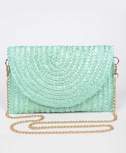 Mint Clutch Espadrille
