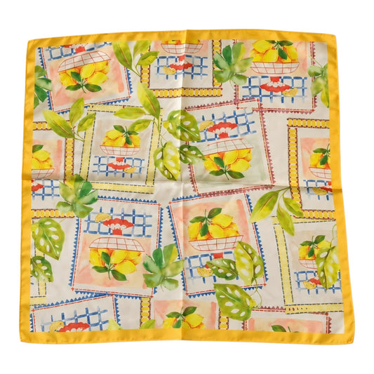 Yellow Print Scarf