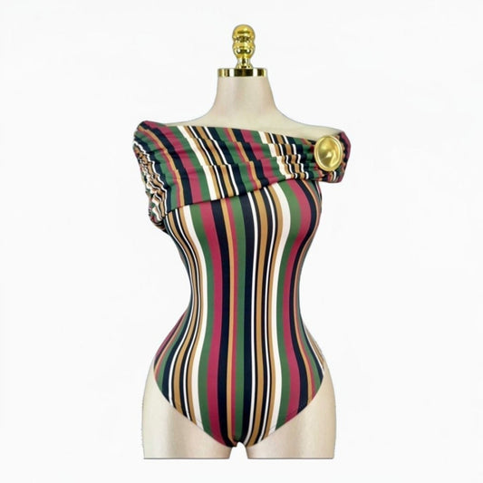Striped Bodysuit