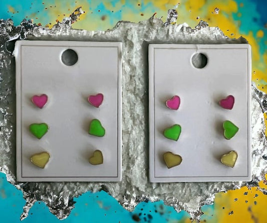 Heart Colors Earring