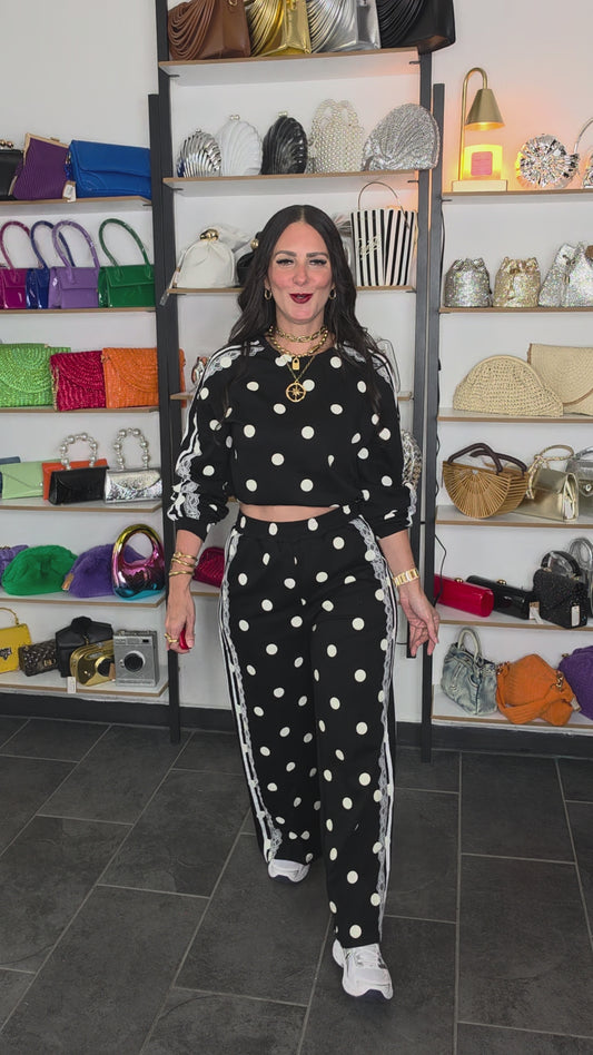 Polka Dot Mesh set